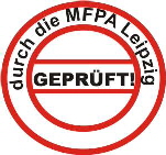 Stempel Geprueft MFPA Leipzig